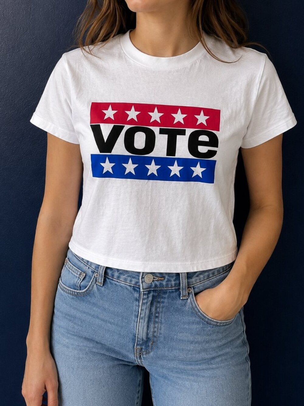 Levis VOTE Short Sleeve Graphic T-Shirt SZ S Election USA